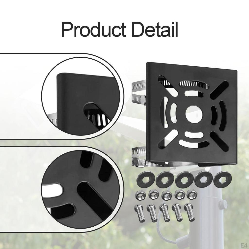 Sicherheitskamera Vertikale Stangenhalterung Adapter Metallhalterung Universell für LED-Wandleuchte