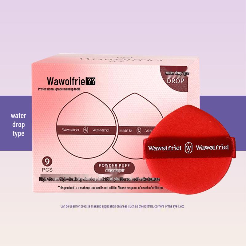 Wu Fu Double-Sided Makeup Sponge - Super Soft, Marshmallow Puff for Dry & Wet Use