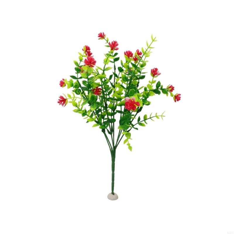 

24 Bundles Artificial Flower Indoor and Outdoor UV Resistant Flower Plant Decorations Basket Backyard Garden X3UC China Mainland