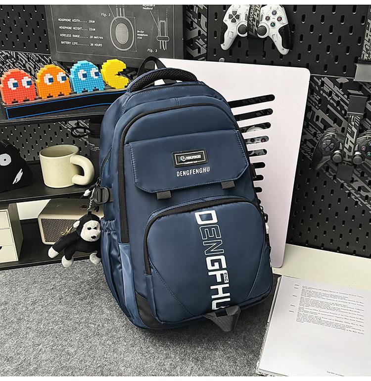 Schoolbag Korean ins new high-value niche set trendy cool backpack couple light travel mountaineering large-capacity backpack