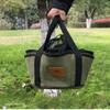 Multifunctional Oven Canvas Storage Pouch Portable Storage Bags Outdoor Cooking Utensils Organizer BBQ Tools Storage Bag