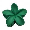 Matte Flower Hair Claw: Five-Petal Clip for Updo & Ponytail
