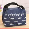 Cute Fish Pattern Lunch Bag Picnic Bento Thermal Portable Oxford Waterproof Lovely Women Girl Lunch W