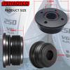 4PCS Tilt Cap/Gland with Seals Replacement for 61A-43811-00-00 Fit for Yamaha Outboards 200 225 250 300HP V6 3.3L End Cap Tilt Cylinder FSM022 Pack