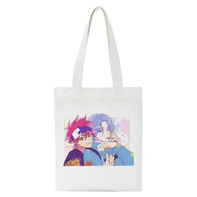 SK8 The Infinity Yaoi Anime Shopper Nákupní tašky Taška taška Kabelky Taška přes rameno Vysokokapacitní skládací bavlna Eco