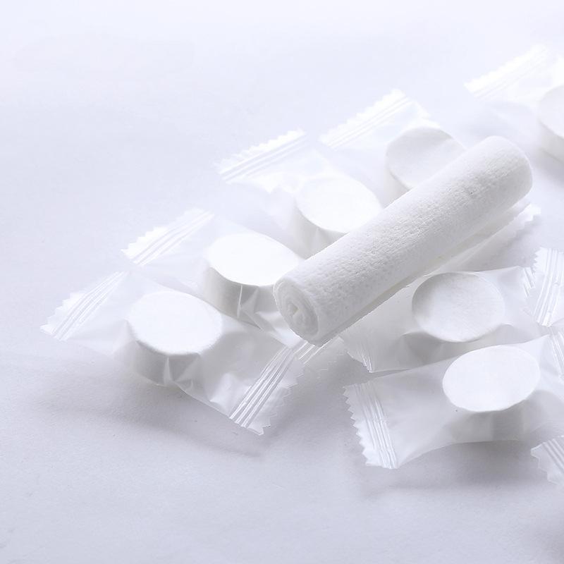 100/50PCS Compressed Towel Portable Disposable Coin Tissue Soft Odorles Water Uptake Mini Towel Cleaning Makeup Removal Tissue