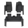 LUCKEASY for Tesla Model Y Launch 2025 Juniper 5seats Car Floor Mats TPE Foot Mat With Door Sill Protective Cover Black