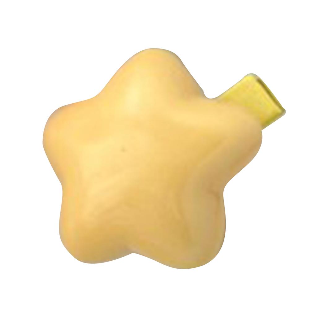 Sternförmige Haarspange für Mädchen Frauen Starker Halt Niedlich Multifunktional Haarstyling-Clip Zubehör Gelb