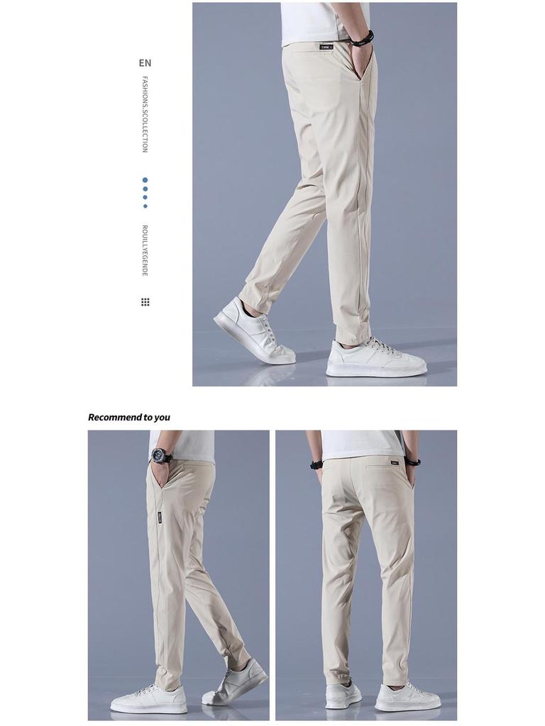 Men's Casual Loose Breathable Straight-Leg Pants - Autumn/Winter Trend