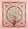 New Brand Bandana Shawl 100% Twill Silk Scarf Floral 130cm Square Scarves Print Kerchief Woman Headband Hijab Scarf&Wraps