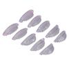 5pairs Shell Pink Lash Lift Rod Silicone Soft Extra Wide Auxiliary Tools Self Adhesive Eyelash