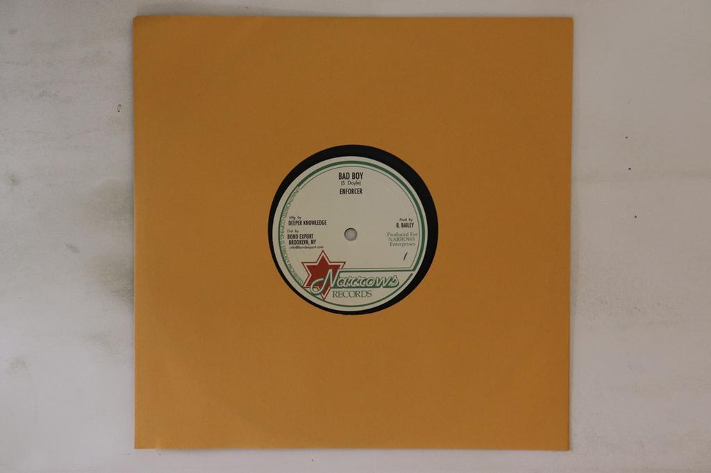 10inch Record ENFORCER / LITTLE ROY - Bad Boy / Leaving Rome DKR095 NARROWS RECORDS 2012 US Reggae, Ska & Dub Used