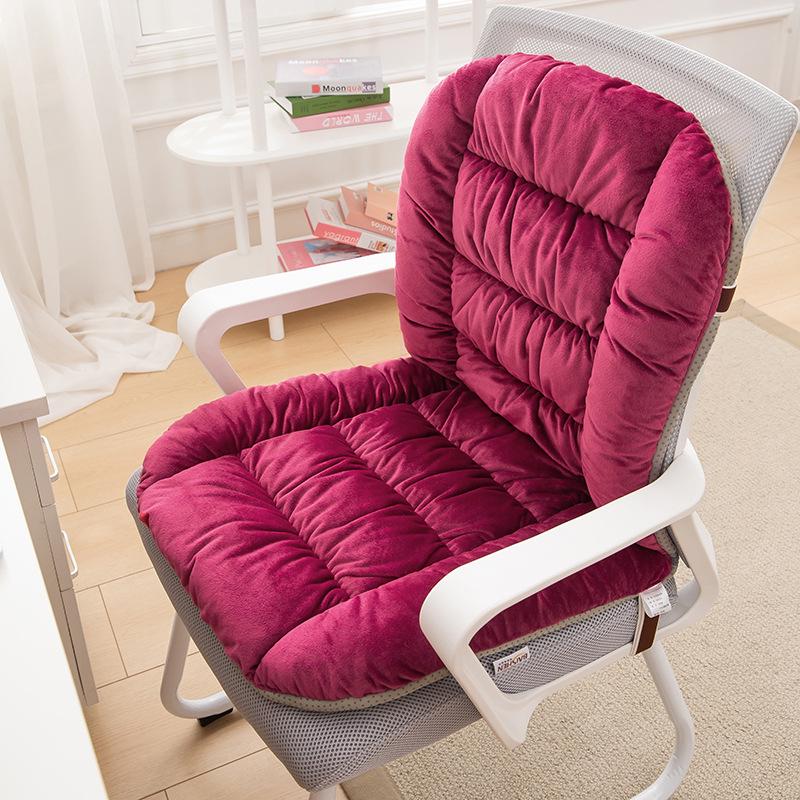 Heated Seat Cushion with Backrest and Lumbar Support for Office Chairs