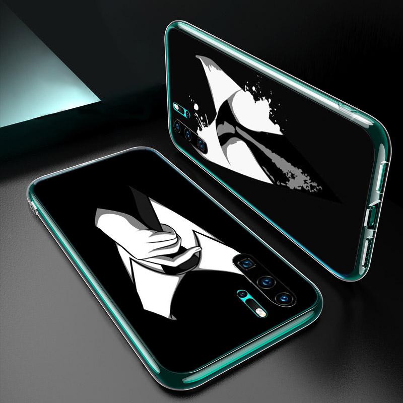 Herren Anzug Hemd Krawatte Silikonhülle Für Honor 30 30S 30i 9 10 9A 9C 9S 9N 10i 10X 9X Lite Pro 5G Handyhülle