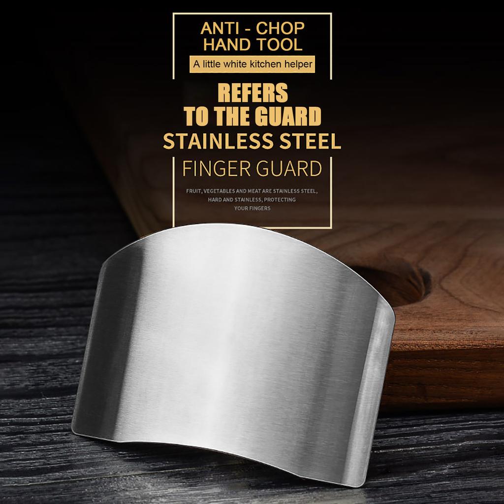 Gadget da cucina Protezione per le dita antitaglio multiuso in acciaio inossidabile