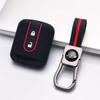 Key Cover for Nissan Micra Qashqai K12 Note E11 J10 Navara D40 with Keychain Anti-Scratch Guard Shockproof Protection Soft Grip Texture