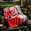 Carolina Hockey Logo Throws Blanket Flannel Blankets Plush for Couch Bed Gifts for Men Women Travel picnic blanket Christmas fan gifts