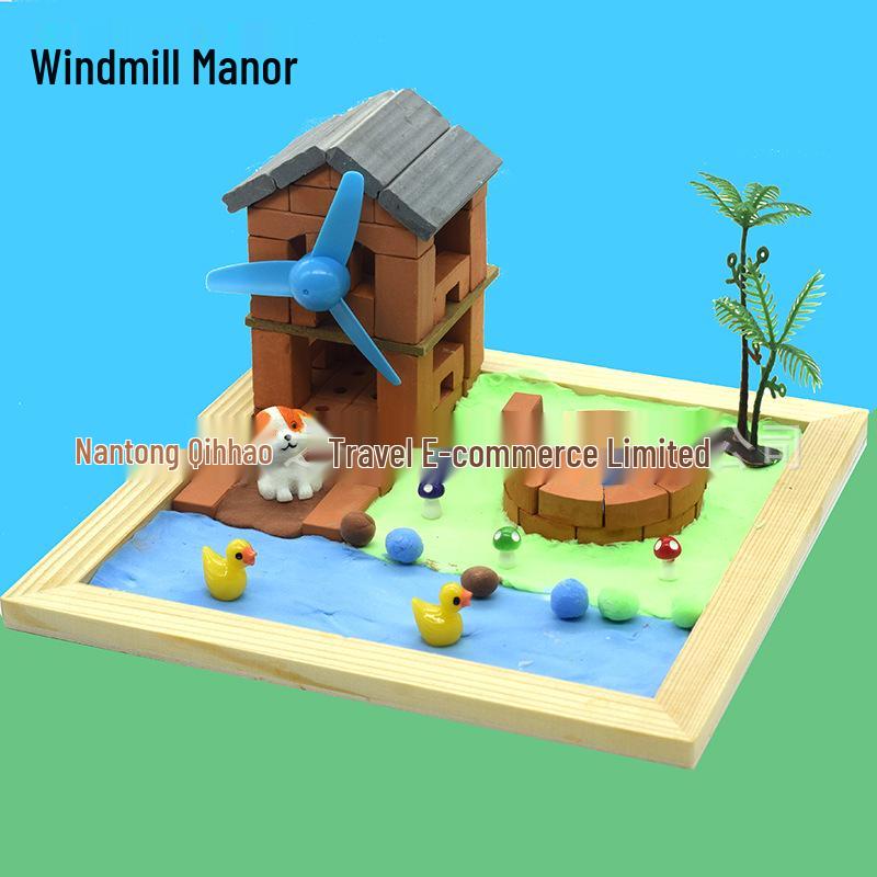 Little Bricklayer DIY Cement House Building Blocks - Educational Toy for Children