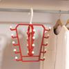 Wall Mounted Double Sided Hanger Space Saving Multi Hook Organizer Portable V Shaped Hanger