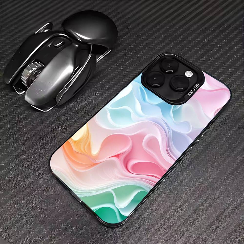 Gradient Silicone Phone Case For iPhone 17 16 15 14 13 12 11 Pro Max XS Max 7 8 Plus Shockproof Silicone Matte Cover