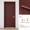 Self-Adhesive Wood Grain Door Sticker Peel & Stick Wooden Vinyl Wrap Furniture Renovation, Waterproof Wardrobe Cabinet Film Home Decor Wallpaper
