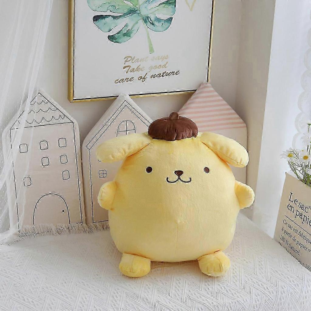 40cm Pompompurin Stuffed Plush Toys, Lovely Gift Kids Super Soft Pom Pom Purin Plush Doll, Room Decor Stuffed Animals