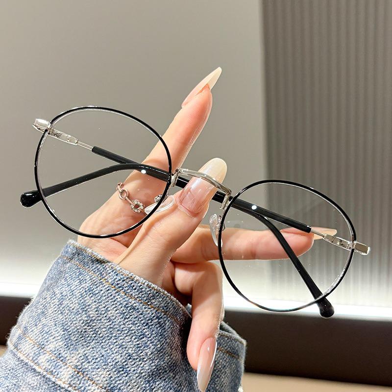 Retro šedé okuliare proti modrému svetlu pre mužov a ženy, kórejská verzia, trendy fotochromatické okuliare