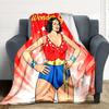 1pc Wonder Girl, Superhero Flannel Throw Blanket Soft, Warm & Cozy for Couch, Bed, Office, and Travel Versatile All Season Gift, Christmas Present
