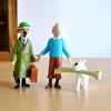 Haute Qualité Les Aventures De Tintin Et Milou Lot de 6 Pièces/Ensemble Figurine 8,5-4,5 cm Figurine Les Aventures de Tintin Poupées d'Animation Classiques Collection
