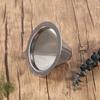 Silver Coffee Filter Stainless Steel Coffee Making Tool Coffee Tea Strainer  Kitchen Office Use