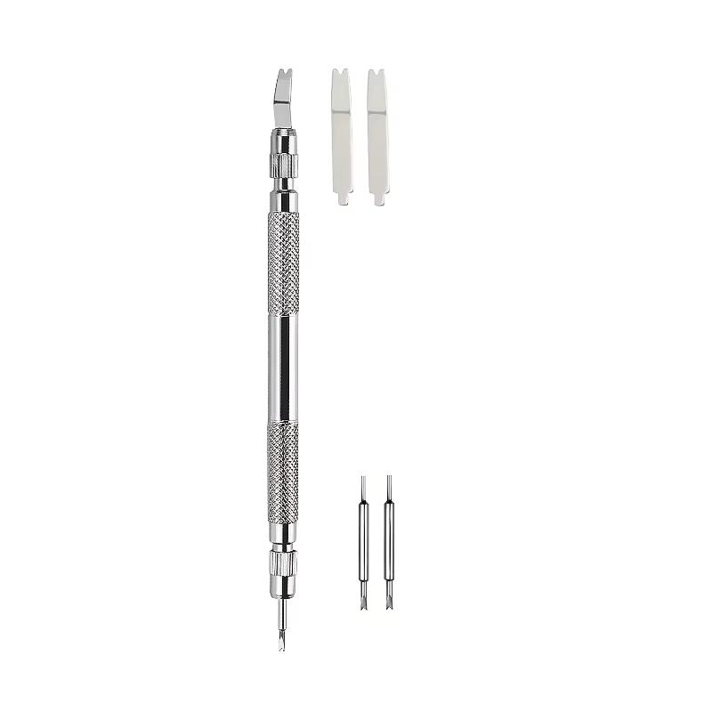 Metall-Uhrhebelwerkzeug Gehäusebodenöffner Armbandwechsel Armbandgliedstifteentferner Uhrmacher Reparaturset