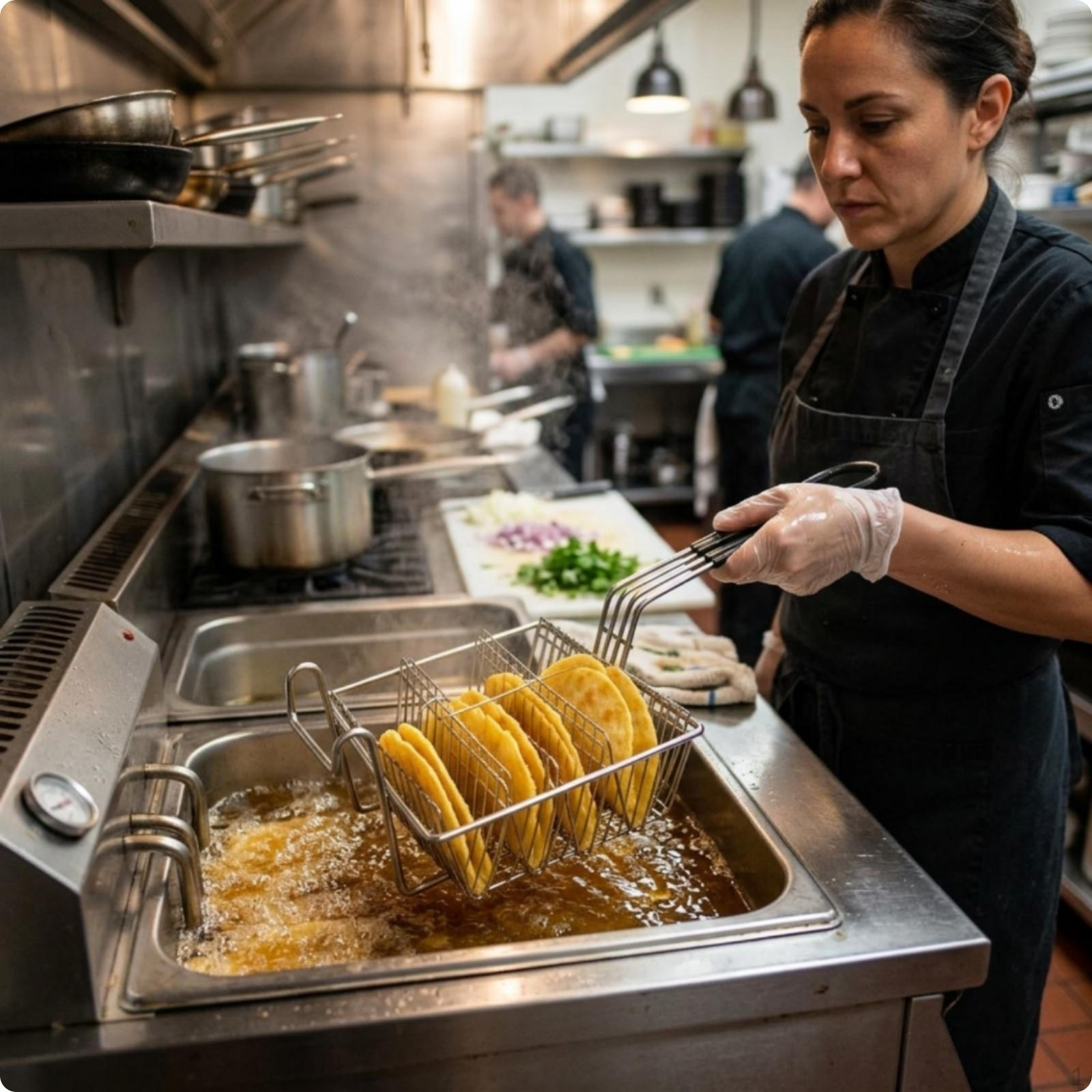 Taco Forming Basket Stainless Steel Fryer