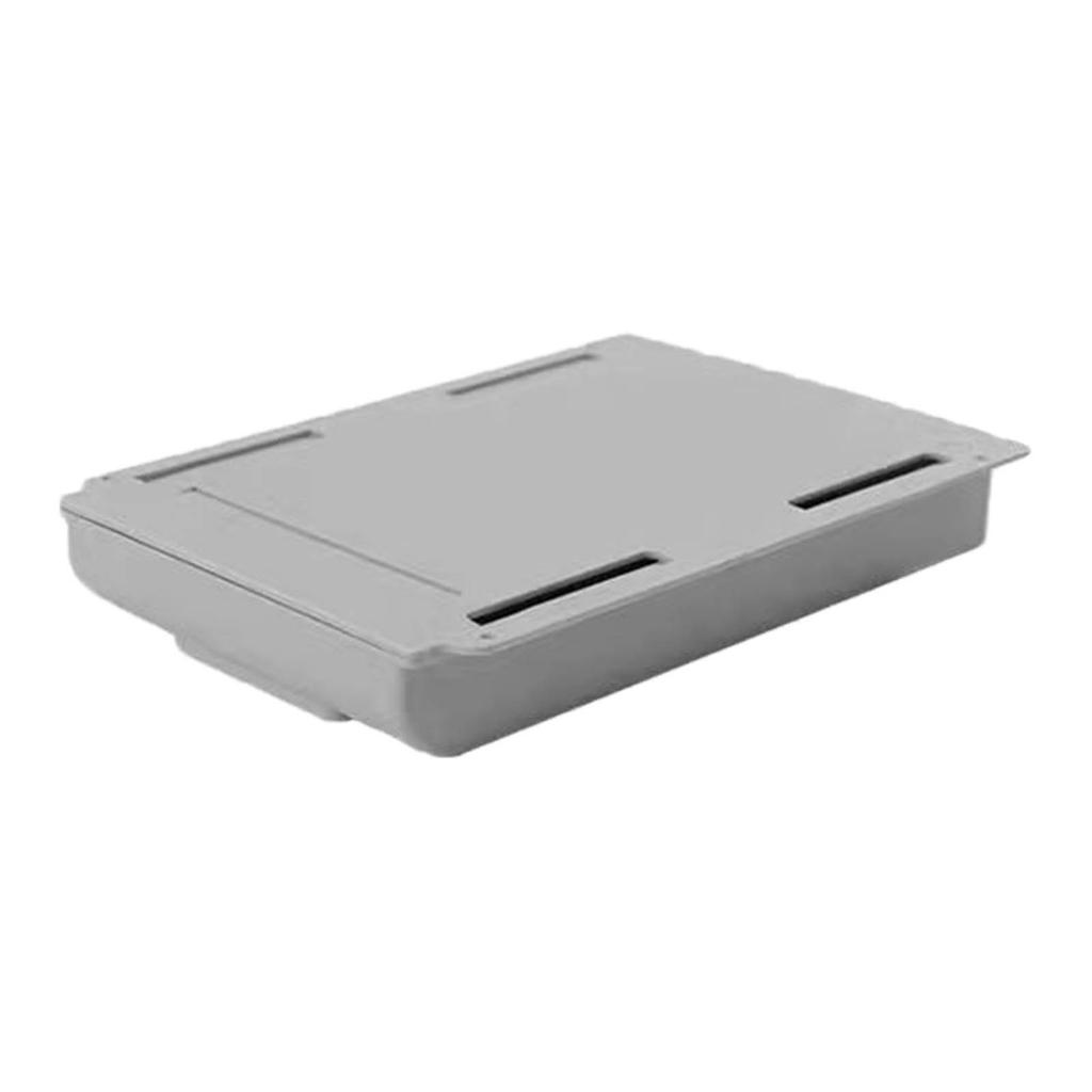 Under Desk Drawer Storage Box Security Punch Free Hidden Self Adhesive Pencil Tray Drawer for