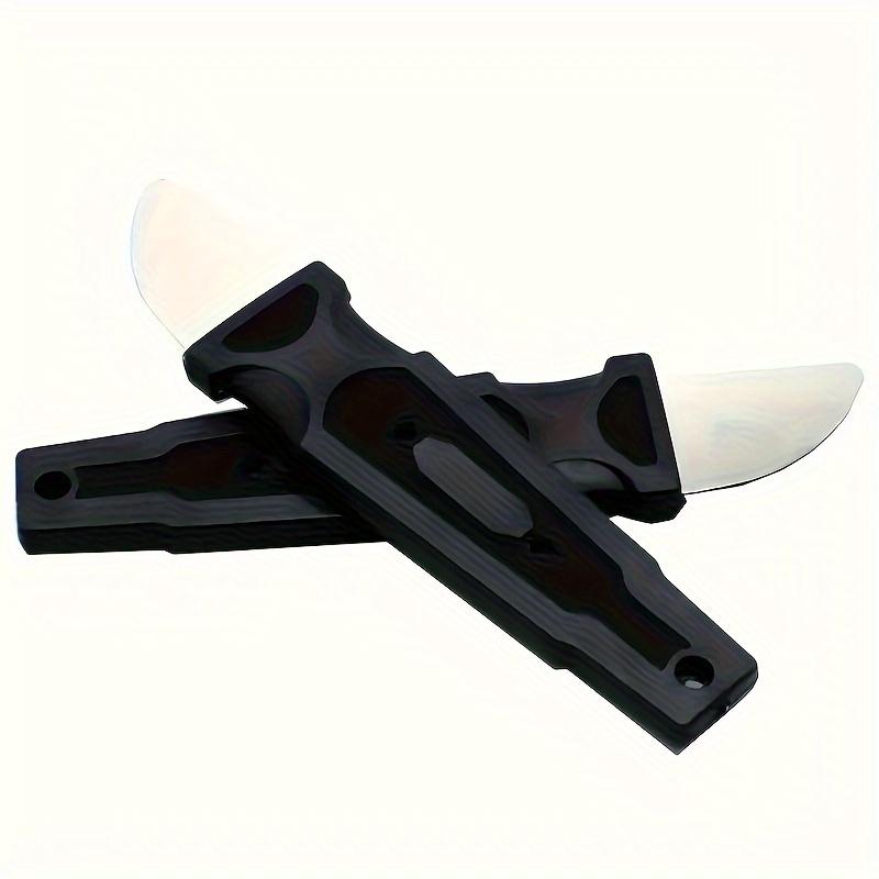 1pc Ultra-Thin Stainless Steel Precision Screwdriver - Anti-Static Smartphone & Tablet Repair Tool with Black Textured Grip for Easy Handling