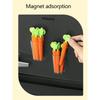 Storage Box Tulip And Carrot Shaped Magnetic Sealing Clips, Food Packaging Clips And Storage Box, Snack Bag Sealing Clip