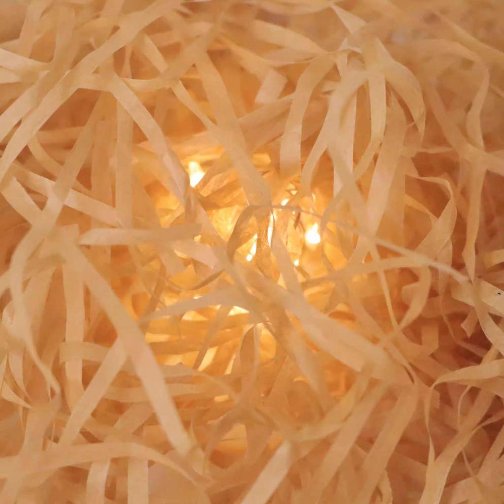 Raffia Gift Box Filler: Shredded Paper Silk with Glitter for High-End Gift Decoration
