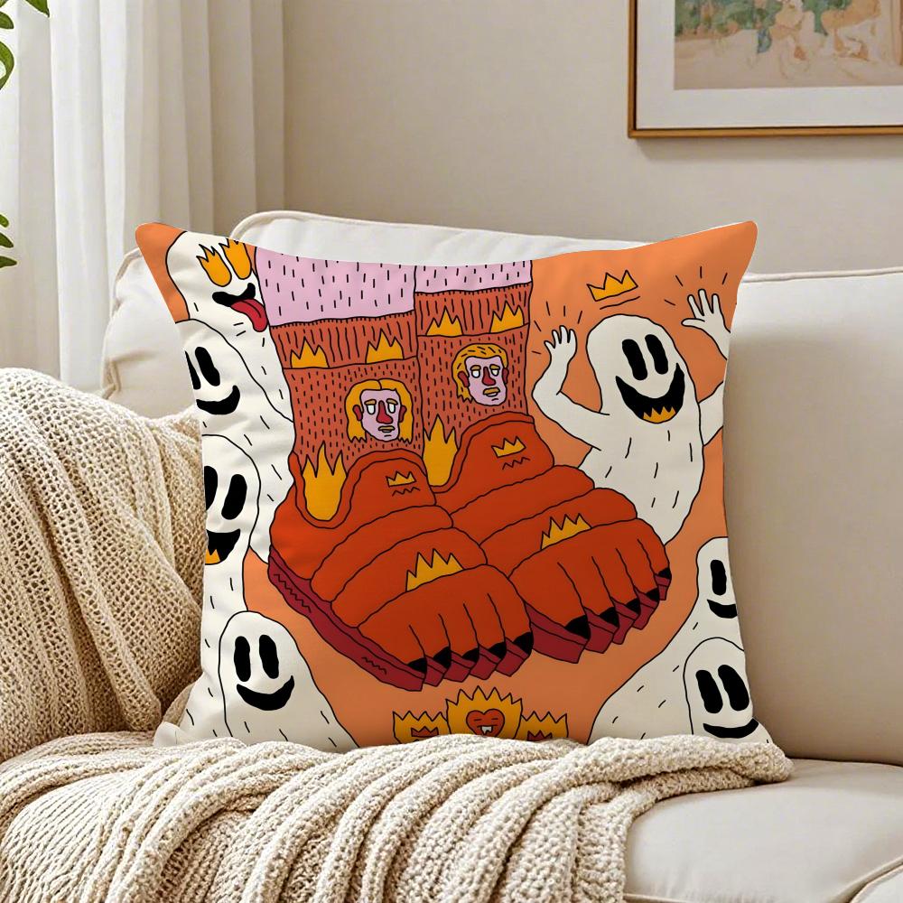 Fantasy And Creative Shoes illustration Cushion Cover Pillowcase Antidustmite living Room Sofa Decor Cushion Room