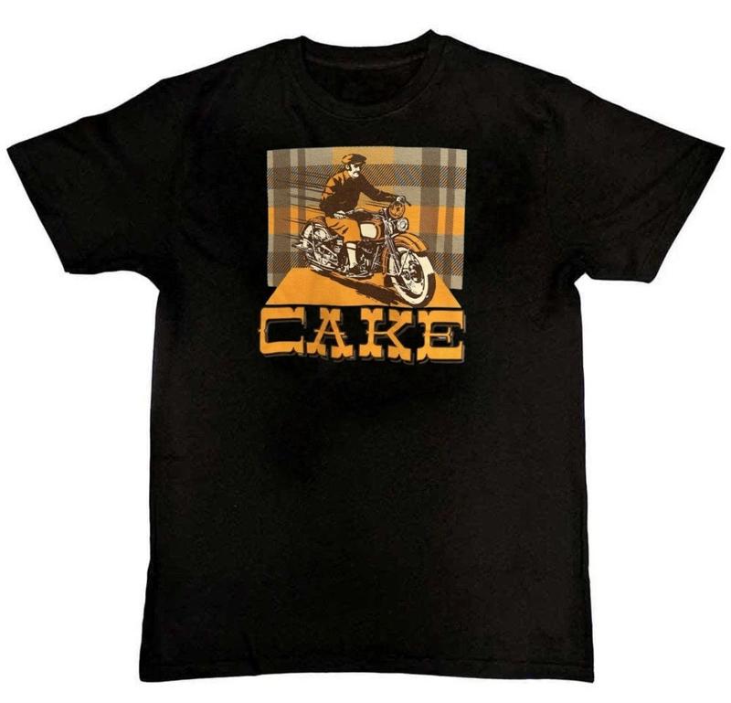 Rare! Cake Band Graphic Print Unisex T-Shirt M