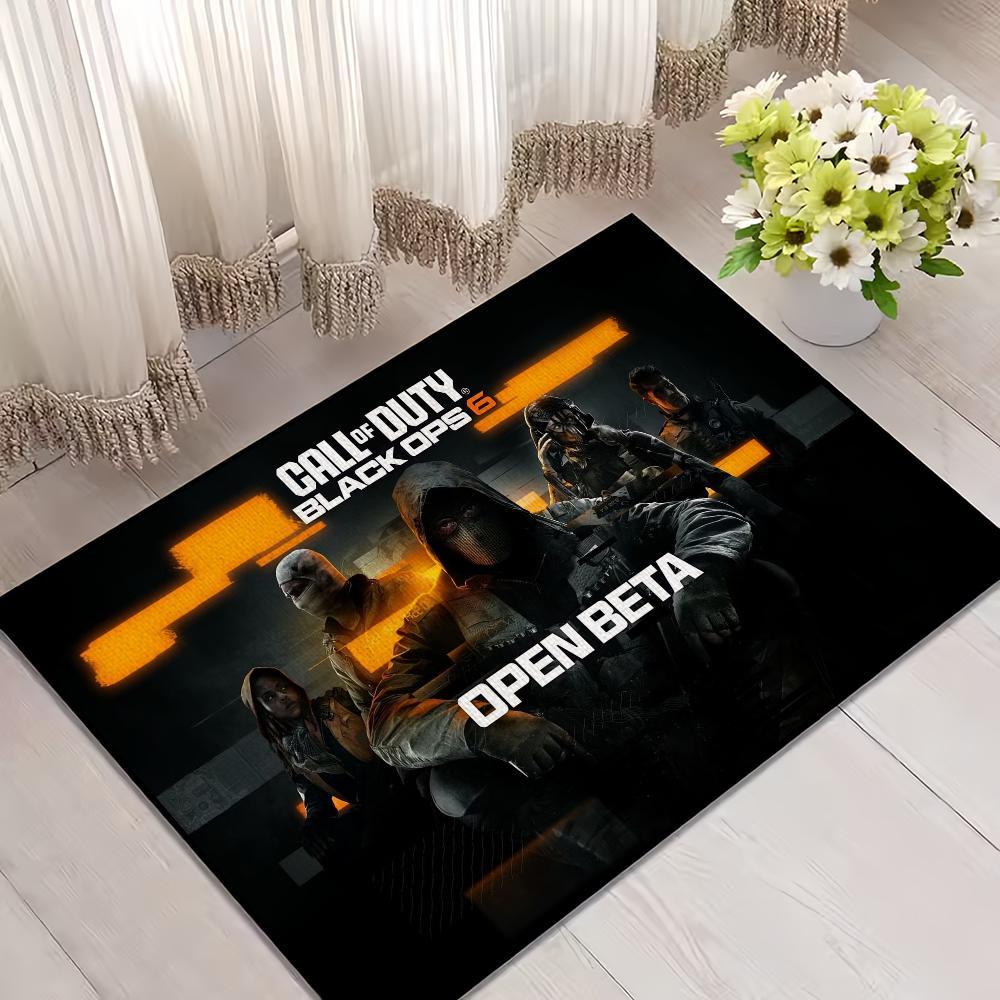 

Game C-Call Of D-Duty B-Black Ops 6 Small Carpet For House Bedroom Decoration Kitchen Super Absorbent Rug Carpet Foot Non-Slip SJR120x180CM