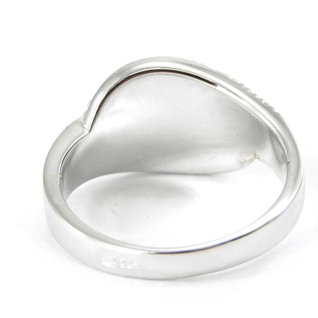 Silver Ring 'Goddess' White