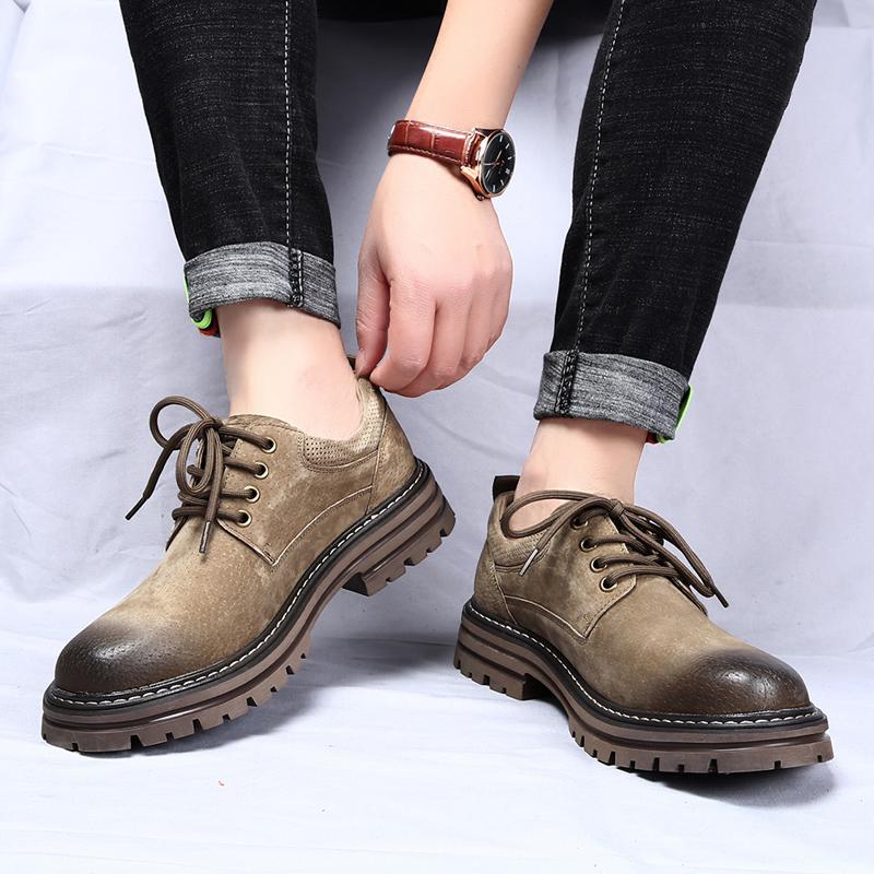 Fashion Hot selling Trendy men's new leather shoes Luxury Adolescent adult leisure dressing styles outdoor party walking men's shoes