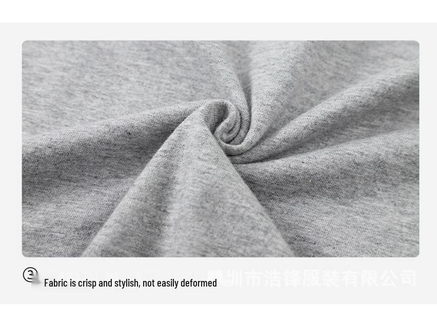 European Pure Cotton T-Shirt with Custom Logo for Events, Workwear, or Corporate Culture Celebrations