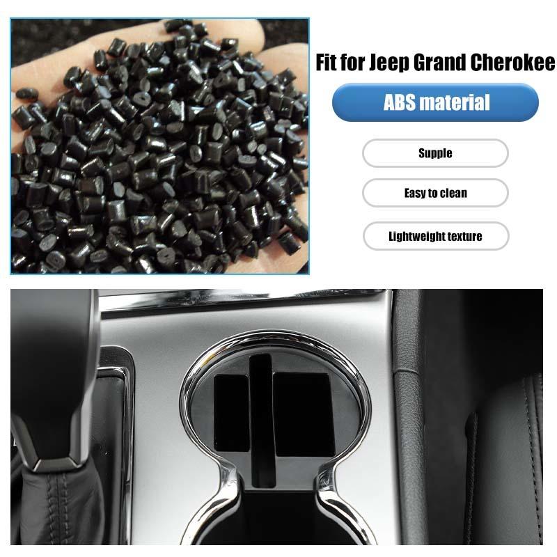 Fit For Jeep Grand Cherokee 2011-2020 Cup Holder Storage Box Organizer Container Stowing Tidying Accessories