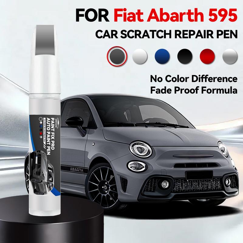 Vehicle for Exclusive Use For FIAT Abarth 595 Car Paint Repair Pen Paint Scratch Repair Accessories Abarth Red Black Gara White