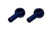Mini Moto High Precision Banjo M8 Hose Blue 2 Pieces