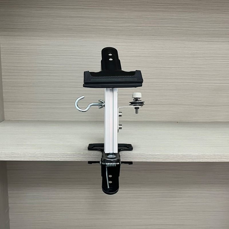 

Сверхпрочный зажим из алюминиевого сплава 10 см двойной зажим плетеный шнур ремень для переноски ожерелье DIY тканая стойка большой зажим Black