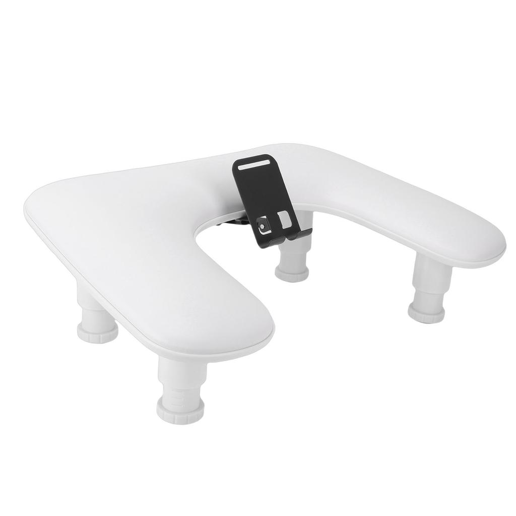 Hand Rest for Nails Tech 3   Heights U Shaped Manicure Arm Rest with Phone Holder for Home Salon Use