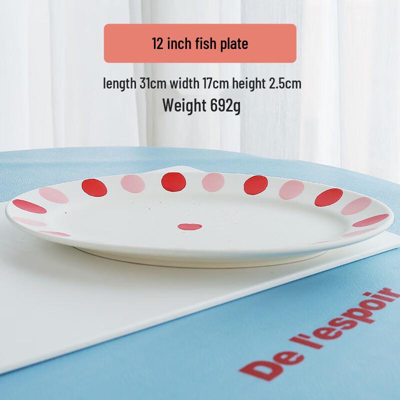 ZISIZ Small Apple Ceramic Tableware