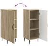 Sideboard in Sonoma Oak Finish 33 x 34.5 x 89.5 cm Particleboard