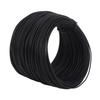 0.75mm 50m Tie Wire Roll Galvanized Iron PVC Coated Wire for Binding Reinforcing Bar and Fiber Optic Cables Black